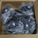 3 Inch Heavy Duty Casters Set of 4, Load 4400lbs, Locking Swivel Plate Industrial Casters with Double Ball Bearings, Low Gravity Center Castor Wheels for Furniture, Workbench, Equipment