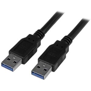  USB 3.0 Cable, USB A to A Cable, 6ft, Black
Male to Male, USB A to USB A Cable