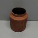 Farmhouse Vase for Home Decor, Vintage Rustic Terracotta Flower Vase Suitable for Home Decor, Living Room, Shelf, Dining Table. Rust Red 7IN. (6.1 x 7 inches, Retro-8)