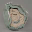 Yoofoss Hooded Baby Towels for Newborn 2 Pack 100% Muslin Organic Cotton Baby Bath Towel with Hood for Babies, Infant, Toddler and Kids, 32x32Inch, Soft and Absorbent Newborn Essential,Apricot&Green