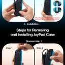JSAUX Split Protective Case for Nintendo Switch 2, Dockable Design, Non Slip Ergonomic Grip, Includes Adjustable Stand, Drop Protection for Daily Use - PC0123A