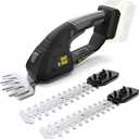 VERVEWAVE Cordless Hedge Trimmer & Grass Shear Compatible with Dewalt 20V Battery, 2 in 1 Handheld Electric Shrubbery Trimmer, Bush Trimmer for Yard & Garden, Lawn(Tool Only)