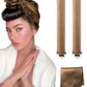 Classic Heatless Curls Overnight Rods No Heat Hair Curlers to Sleep Jumbo Foam Large Hair Rollers for Long Short Hair Heatless Curling Rod Set Styling Tools with Satin Scarf Blonde