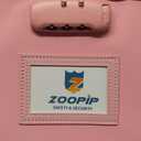 Fireproof File Box with Lock, Document Box Storage Organizer, Suitable for Hanging File Folders in Letter Size, Collapsible File Box, Reflective Strip for Fast Find (12.2"*6"*10.2, Pink) (Small)