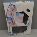 iPad 9th / 8th / 7th Generation 10.2 inch & iPad Air 3rd Gen & iPad Pro 10.5 inch Case with Keyboard 7 Color Backlit - Built in Pencil Holder with Mouse (Black)