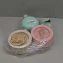 Rarapop 3 Pack Microwave Soup Bowl Containers with Lids, 28.7oz Wheat Straw Ramen Noodles Cup Mug for Instant Noodles,Oatmeal, Gumbo, Salad,Crunch,Cereal & More, Easy-Grip Design(Beige, Pink, Green)