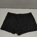 RoseSeek Women's Floral Lace Drop Waist Booty Shorts Skinny Y2k Mini Shorts L