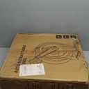 Pressure Washer Hose Reel 50 ft x 3/8 in, Retractable Hose Reel for Water/Air/Oil, Heavy Duty Hose Reel in Steel, Power Washer Reel with Dual Arm, Auto Rewind, Max 4000PSI (Without Hose)