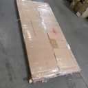 Hasipu Full Length LED Mirror with Lights, 83" x 36" Floor Standing or Hanging Mounted, Full Body Dressing Mirror, Dimmable Light, Tempered Glass, Square Black