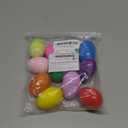 12 Pack Easter Bunny Squishy Squeeze Toys Stress Balls Toys with 12 PCS Plastic Easter Eggs for Kids Girls Boys Easter Basket Stuffers Party Favors Gifts