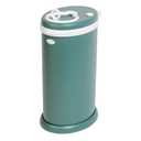 Ubbi Stainless Steel Diaper Pail, Odor Locking, No Special Bag Required, Award-Winning, Registry Must-Have, Open Water