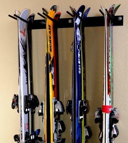 Snowboard Wall Rack Ski Rack Stylish Multifunctional Garage Storage Hook Skateboard Rack for Club Garden Bedroom Office Home, size 30"L×3"W×12"H
