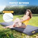 Elegear Camping Sleeping Pad with Multi-Function Electric Pump, 4’’ Ultra-Thick & 1100lb Ultra-Support Camping Air Mattress, Durable Sleeping Pad for Camping/Hiking/Tent/Home/Car Travel