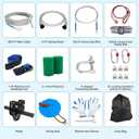 FAHKNS 300FT Zipline for Backyard Kids and Adults: Up to 400LBS Zipline Kit