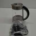 Hamilton Beach Double Wall 1.7L Electric Kettle, Water Boiler & Heater, Built-In Mesh Filter, Auto-Shutoff & Boil-Dry Protection, Cordless Serving, Variable LED Indicator, Glass (40850)