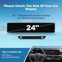 (4Pack) 2025 2026 Carnival Screen Protector for Kia Carnival (Dual 12.3Inch&AC) (LX/LXS/EX/SX/SX Prestige), 2026 2025 Carnival Hybrid Accessories Touch Sensitive/High Clarity 12.3"&AC