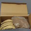 4 Set Bird Nest with Coconut Fiber Mats Set Hand-Woven Flat Base Pigeon Birdhouse Breeding Nest Small Animal Cage Accessories for Parrots Budgies Cockatiels Hamsters Gerbils and Pigs