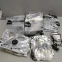 24 Pack Vacuum Storage Bags with Electric Pump, (5 Jumbo, 5 Large, 5 Medium, 5 Small, 4 Roll Up Bags) Space Saver Bag for Clothes, Mattress, Blanket, Duvets, Pillows, Comforters,Travel