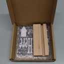 Shoe Here Please Ceramic Desk Sign - Entryway Decor for Mudroom, Front Door & Shoe Rack Organization - Whimsical Housewarming Gift for New Homeowners, Couples, Organizers 4x4inch