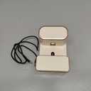 Smart Toothpaste Stand Dispenser, Automatic Touch-Free Toothpaste Dispenser with Wall Mounted Toothbrush Holder, Rechargeable Bathroom Organizer for Home Shower Dorm (White)