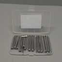 iexcell 25 Pcs M6 x 60/65/70/75/80mm Thread Pitch 1 mm Stainless Steel 304 Hex Socket Head Cap Screws Bolts Assortment Kit