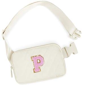 Uygafly Party Favors Bags for Kids 4-8 8-12, Party Gift Bags for Girls Teens, Party Accessories, Prize for Girls Kids, Cute Teen Trendy Stuff Belt Bag for Women Girls Kids - Cream Bag, Pink P
