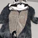 CuteOn Toddler Halloween Costume Onesie Cosplay Romper Christmas Infants Baby Costume Grey Raccoon 3Months-4Years (Recommended height 90-100m)