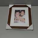 Malden International Designs 8x10 Matted To 5x7 Walnut Picture Frame (1168-75)