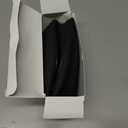 Ouzorp Car Steering Wheel Cover, Microfiber Leather Steering Wheel Covers with Anti-Slip Lining, Universal 14.5-15 inchs Black