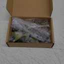 6pcs Vintage Style Cabinet Handles Dresser Drawer Pull Knob Wardrobe Cupboard Knobs with Plate and Screws (Small, Black)