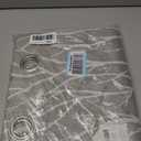 EXCLUSIVE HOME Forest Hill Woven Room Darkening Blackout Grommet Top Curtain Panel Pair, 52"x63", Dove Grey