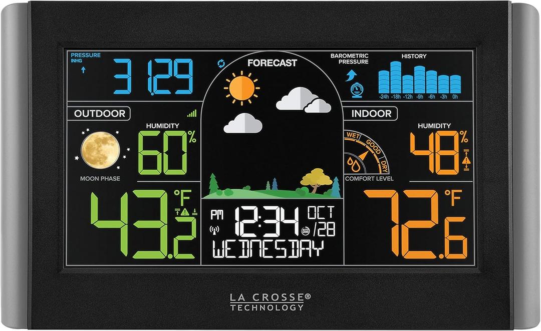 La Crosse Technology S77925-INT Wireless Color Weather Station