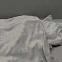 Flannel Throw Pillow Covers 24x24 inches Set of 2,Ultra Soft Cozy Pillow, Decorative Spring Pillow Covers for Sofa, Couch, Living Room,Silver Grey