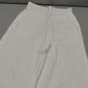 Women's White Pleated Blouse Size S Short Sleeve Textured Fabric New with Tags