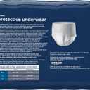 Amazon Basics Unisex Adult Incontinence Protective Underwear, Overnight Absorbency, Moisture-Wicking, Soft, Latex Free, Large, 14 Count