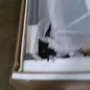 NTC Lupin Wooden Bed Frame with Headboard and Natural Rattan, Solid Oak Foundation with Silent Slats, 1000 Lb Capacity, Effortless Assembly, King - Burnt Black