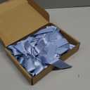 24 Pack Bows for Wine Glass Candle Holder 6.7 x 4 Inch Bow Candlestick Champagne Glass Ribbon Self Adhesive Tag Name Marker for Wedding Anniversary Party Gift Decor(Blue)