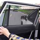 FEISHILINIYA Updating Strong Magnetic Car Window Sun Shade for Toyota for RAV4 XA50 (2020-2025) Rear Passenger Privacy Side Window Sunshades for RAV4 Accessories