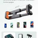 Phone Tripod with Light, Portable and Flexible Phone Stand for Video Recording with Wireless Remote, 360 Rotating Tabletop & Travel Tripods for iPhone, Smartphones, Camera