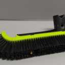 Sepetrel Upgrade Pool Brush Head for Cleaning Walls,Heavy Duty Inground/Above Ground Swimming Pool Scrub Brushes,Suitable for Various Harsh Environments (UPGRADE CURVED EDGE)