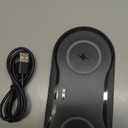 Wireless Charger, 20W Dual Wireless Charging Pad,Fast Charging Pad for Samsung Galaxy S24/S24 Ultra/S23/S22/S21/S20, for iPhone 16/15/14/13/12/11/XR/X, for Airpods 4/3/2/Pro, and More.(with Adapter)