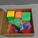 GOLDGE Speed Cube Set  6-Pack Puzzle Cube Collection for Kids & Adults | Includes 2x2, 3x3, 4x4, Pyraminx, Megaminx & Fenghuolun Magic Cubes for Brain Training & Fun Challenges