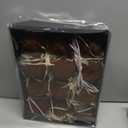 12 Pcs 3.15 Inch Velvet Christmas Tree Ornaments BulkFlocked Christmas Balls Plastic Shatterproof Xmas Hanging Ornaments Decorations Set for Tree Garland Wreath (Brown)