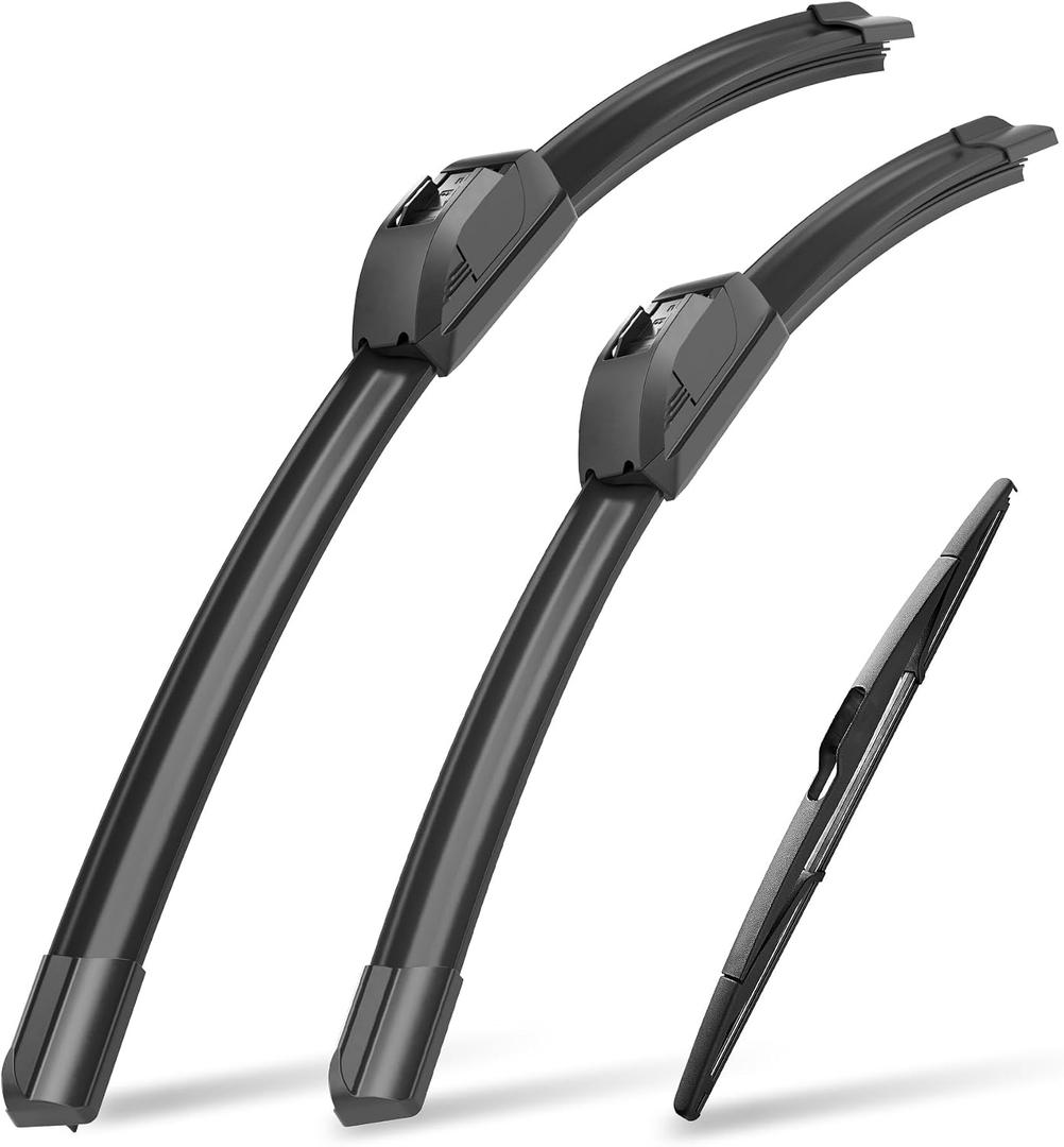 Windshield Wiper Blades Replacement for
Ford Edge Lincoln MKX 2007-2014 All-Season OEM Quality 3 Pack 26"+20"+14"