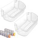 2 Pack UPGRADE 240356402 Refrigerator Door Bin Replacement Part, Compatible Frigidaire Refrigerator Door Shelf LFSS2612TF0 FGUS2642LF2 LGUS2642LF1 LFSS2612TE0 AP2549958 FGHS2631PF4A Door Shelves