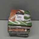 Creative Converting Football Field Disposable Party Paper Napkins, 16 Count, Pack Of 12 Brown
