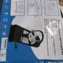 HKAI Baby Bouncer, Portable Baby Bouncer Seat for Babies 0-18 Months, 100% Cotton Fabrics, 3 Modes of use with Rocker and Stationary Options, Infant Rocker Chair with Hanging Toys-Dark Grey