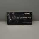 ALLOLO Red Light Therapy for Body, 16.7"*7.9" 660nm & 850nm Infrared Red Light Therapy Belt with Pulse for Back Waist, 3-in-1 LED Bead with Controller Timer, Gift for Women Men