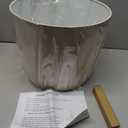 HEVSTIL Lampshades Natural Linen Lampshades 7.87" Bottom x 7" High, Easy Assembly Fabric Lampshades for Table Lamps Floor Lamps Easy Assembly Required,Beige