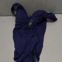 B2prity One Piece Swimsuit for Women Tummy Control Ruched Bathing Suit V Neck Push Up Swimwear, Size L